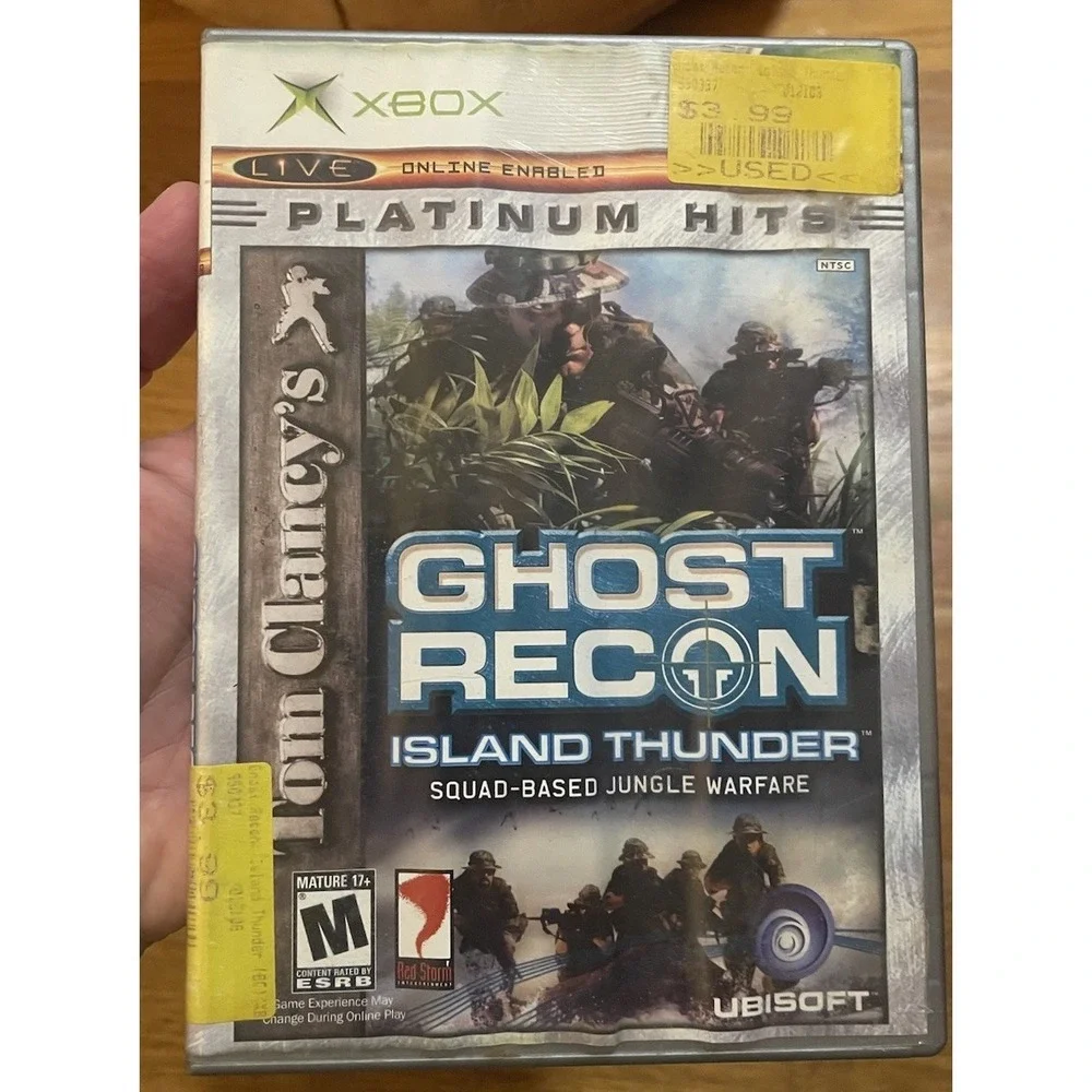 Tom Clancy's Ghost Recon: Island Thunder Microsoft Xbox DiRT3 , Jaws‎ Unleashed